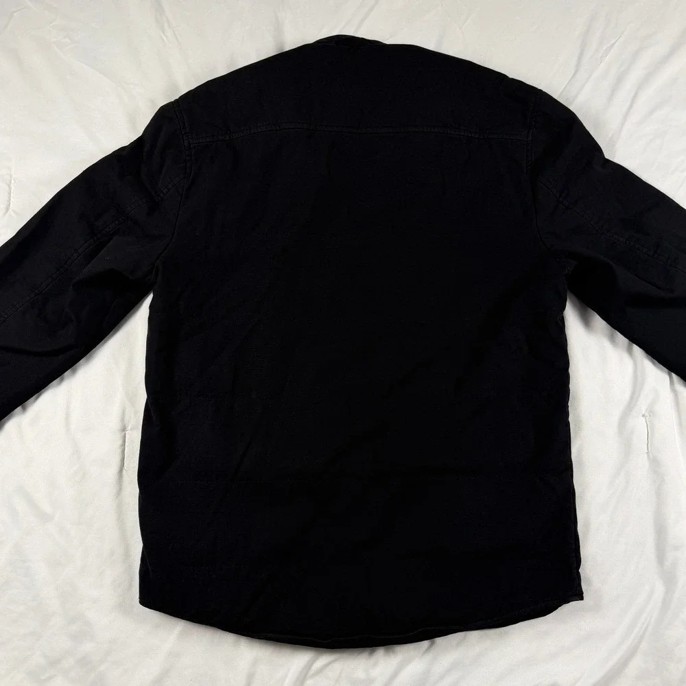 Levi's Small Black Ripstop‎ Utility Jacket Quilted Lining Workwear Shacket